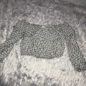 Cropped Off the Shoulder Blouse